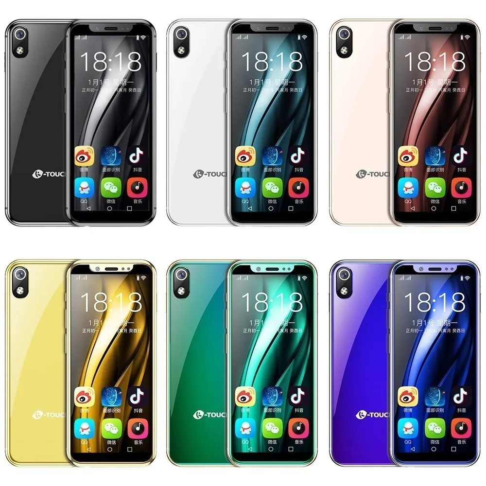 K-touch I9 супер мини мобильный телефон 3 5 "маленький Android смарт-телефон Лицо ID 6 0 4G