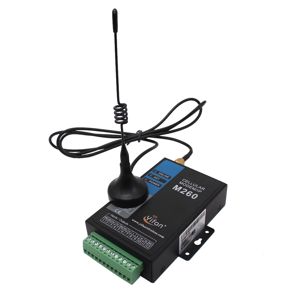 M260 H TCP/IP Modbus RTU RS232 RS485 промышленный 3G модем для PLC AMR SCADA|Модемы| |