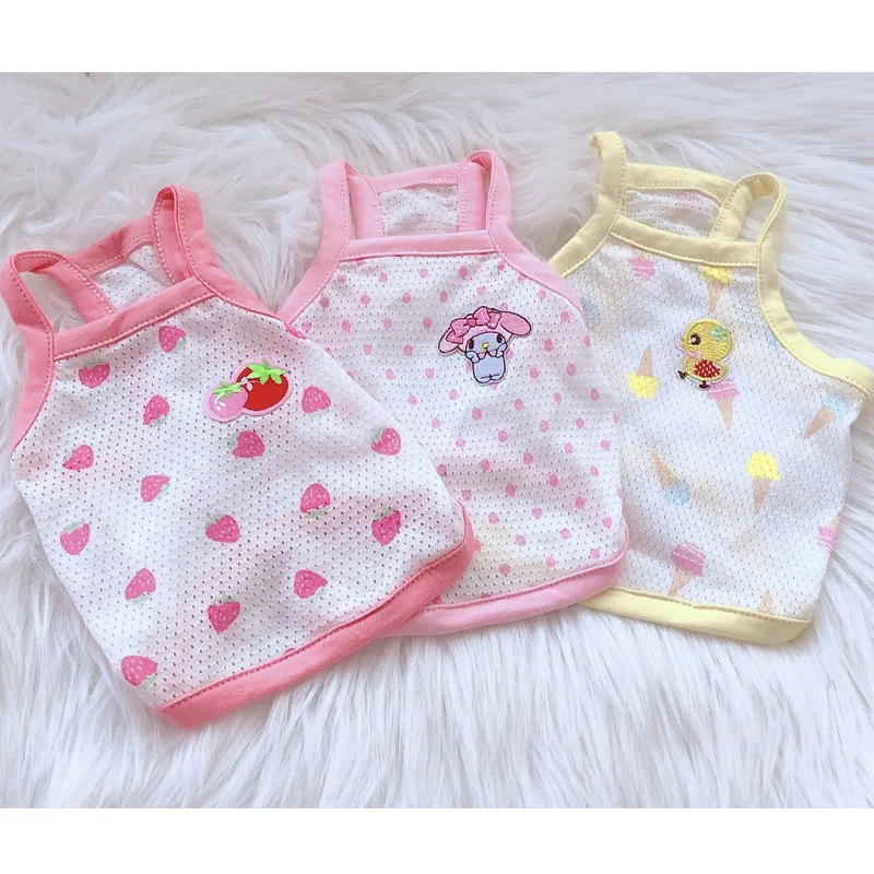 Сетчатая летняя одежда для собак худи с принтом собаки крутая Уютная толстовка