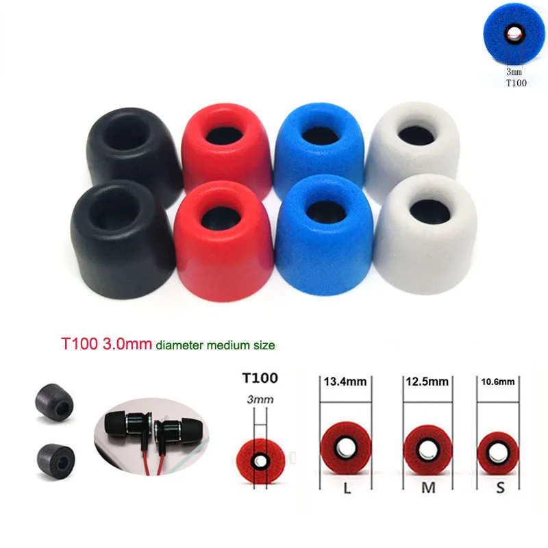 8 шт./4 пары подушечки для наушников 12 5 мм 3 0 мм|foam eartips|ear padsear foam |