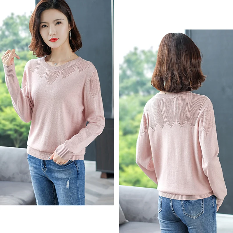 Новинка осень-зима свитера пуловеры свитер рубашка с длинным рукавом коротким