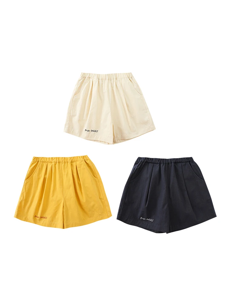 

Boys Girls Clothes Korean Foreign Style Baby Summer New Letter Embroidery Pants Children Casual All Match Shorts