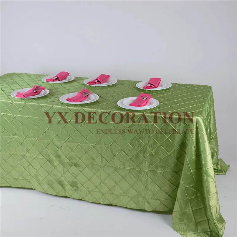 Круглая скатерть из тафты белая для свадьбы Прямоугольная Скатерть событие