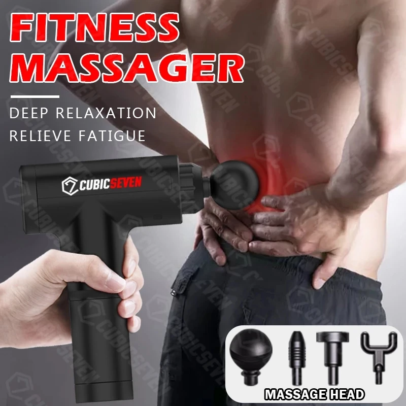 

Muscle Massage Gun Electric Neck Massager High Speed Smart Hit Fascia Gun for Body Massage Relaxation Fitness Muscle Pain Relief