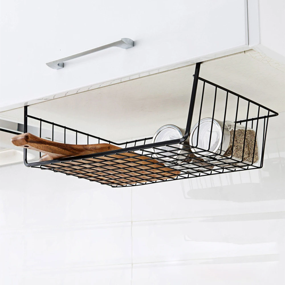 Home Rack Hanging Holder Organizer Bathroom Kitchen Cabinet Cupboard Hanger Cabinet Wash Cloth Hook Shelf Storage