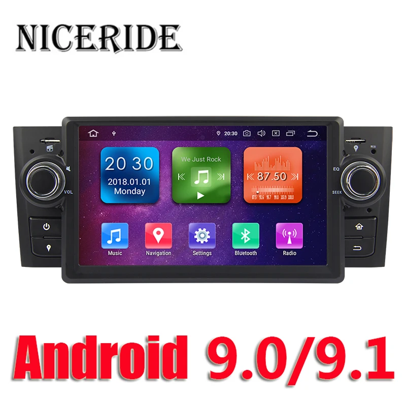 Android 9 0 Восьмиядерный Автомобильный GPS навигатор двойной Din DVD Мультимедиа стерео