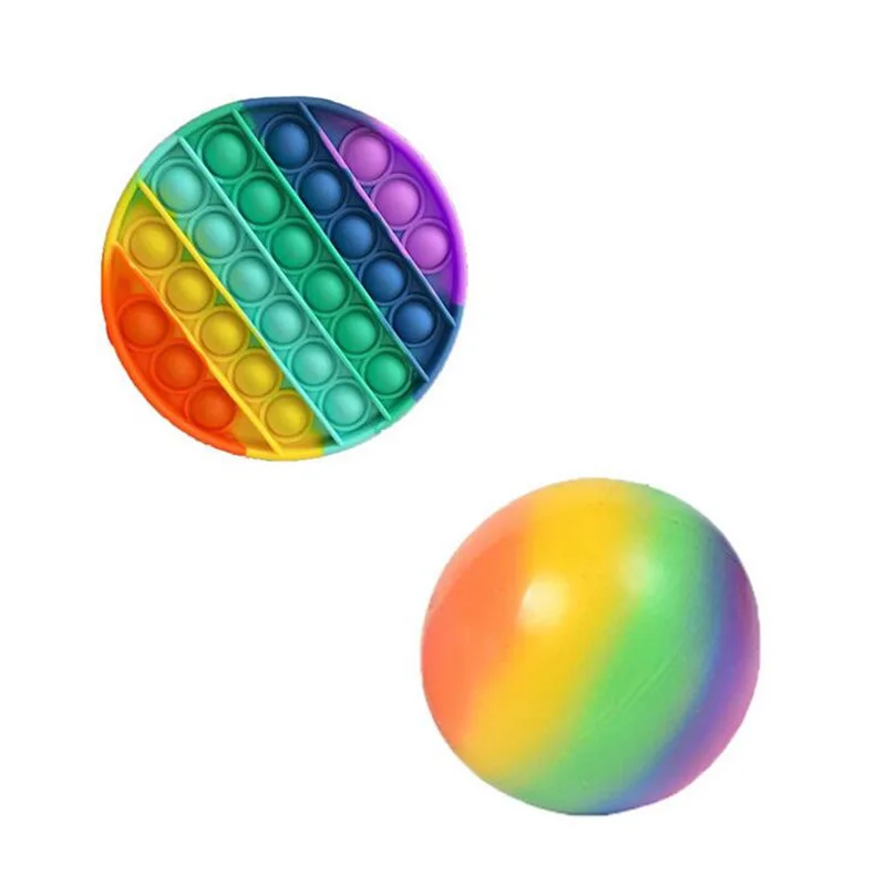 

18pcs Fidget Toys Set Sensory Tools Push Pops Bubble Anti-stress Funny Sensory Toys Bundle Stress Relief Hand Kids Adults Toy