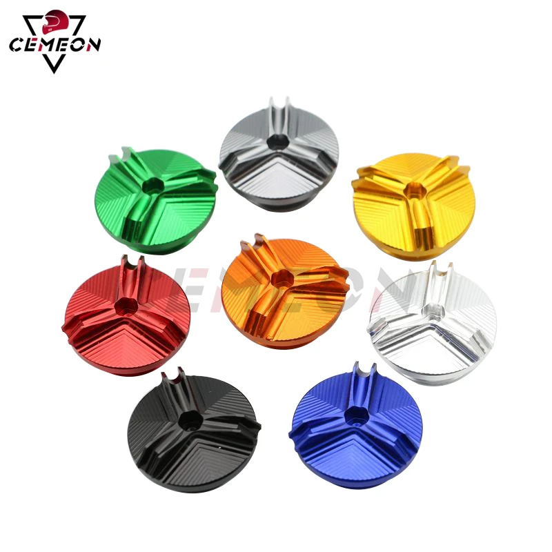 

For YAMAHA MT-01 MT-03 MT-07 MT-25 MT01 MT03 MT07 MT25 CNC Modified Oil Screw Motorcycle Engine Oil Filter Cup Cover Screw