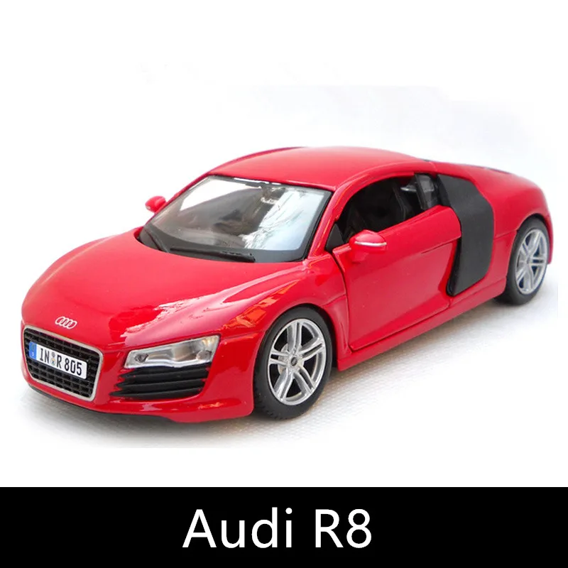R8 Maisto 1:24 Audi R8, модель автомобиля из сплава, модель автомобиля, украшение автомобиля, коллекция, Подарочная игрушка - Цвет: R8