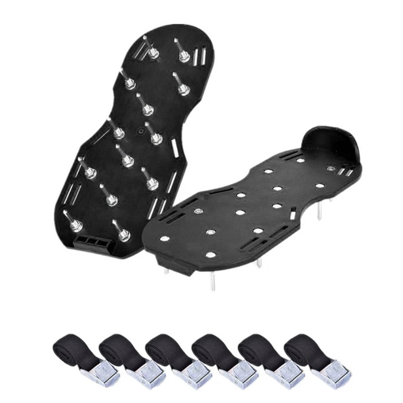 Аэратор для сада и газона сандалии с шипами пара зеленых шипов травы свободные