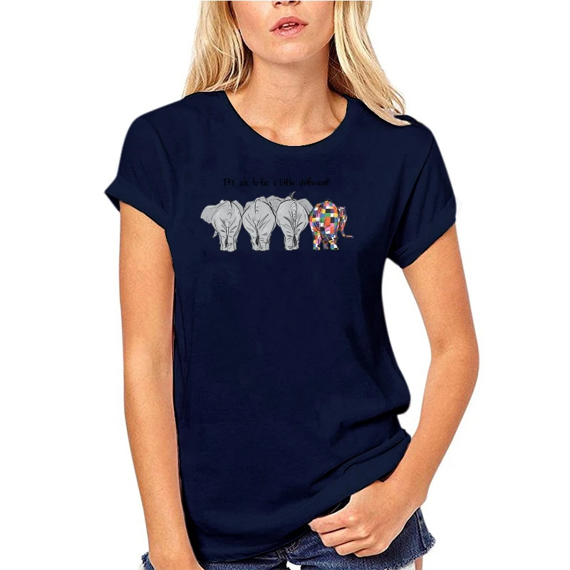 

Its Oke To Be A Little Different ! - Elephant T-Shirt 2021 Summer New Men Funny Casual Brand Shirts Top Homme Suit
