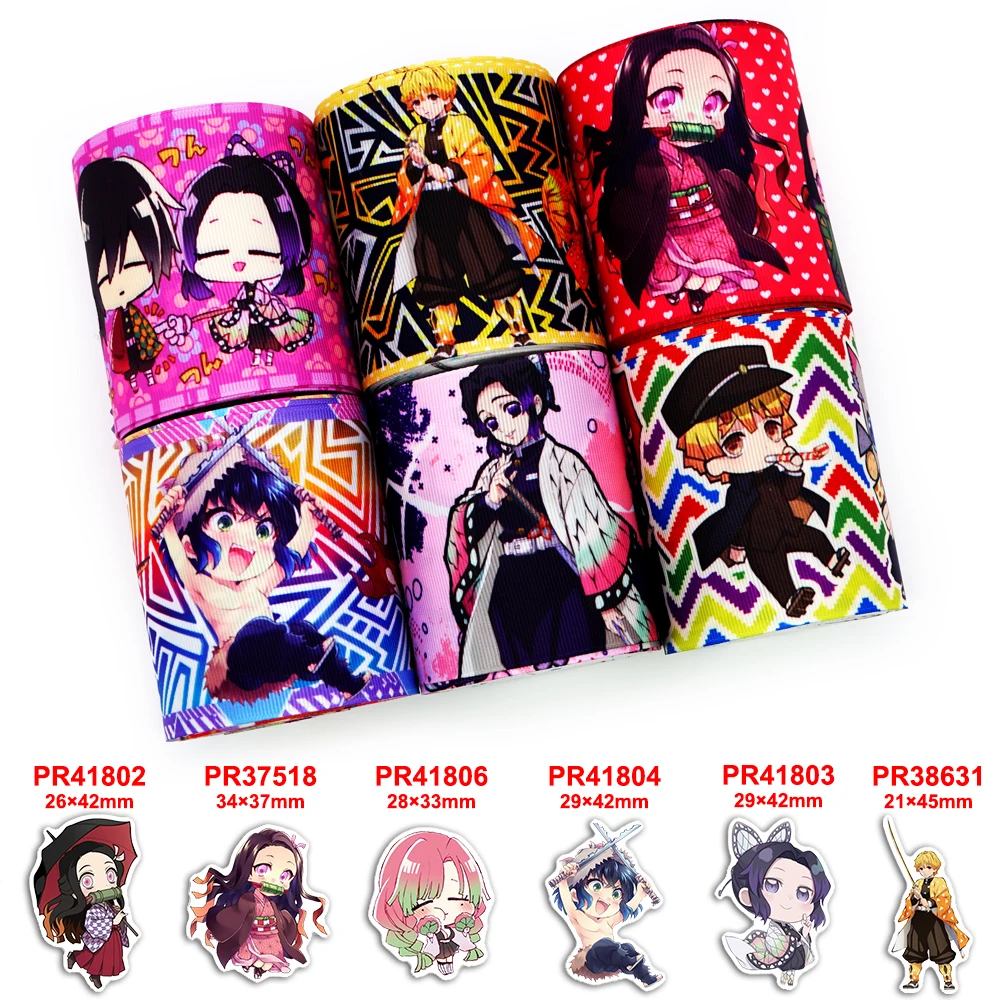 Printed Satin Grosgrain Ribbons DIY Sewing Accessory Gift Wrap Ribbon for Christmas Wedding Decor 38494 | Дом и сад