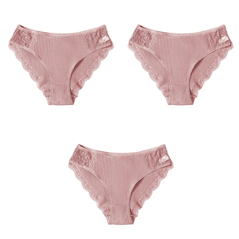 set 13 Cotton 3 шт, хлопковое нижнее белье, женские трусики, набор, удобные трусы, цветочные кружевные трусы для женщин, сексуальные трусики с низкой посадкой, нижнее белье - Цвет: set 13