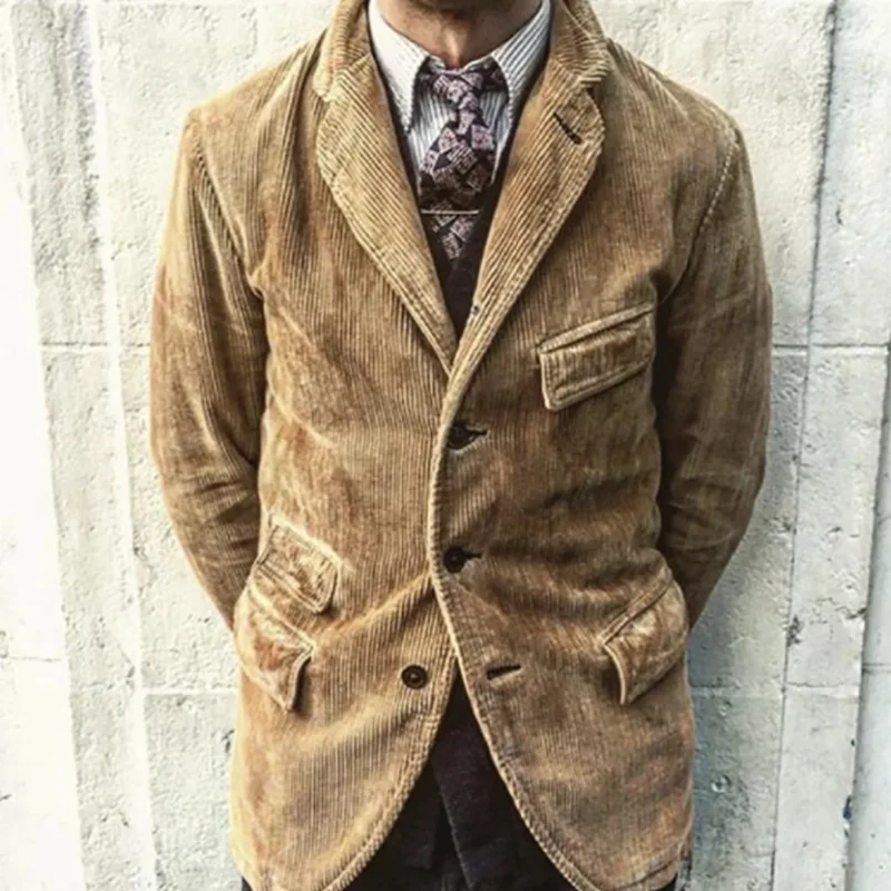 

Casual Fashion Solid Color Coat Men Autumn Winter New Arrival Fashion Jacket