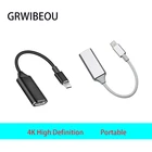 Адаптер USB Type-C к HDMI HD TV, конвертер USB 3,1, 4K для MacBook, SurfaceBook, SamsungS9S8, больше, для планшетов, мобильных телефонов