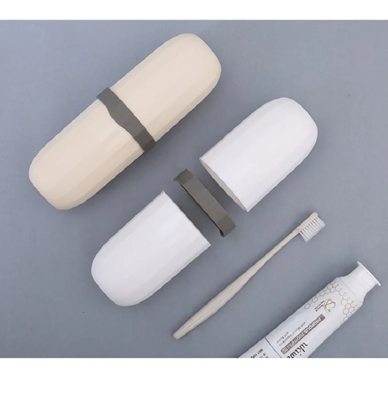 Дорожная чашка для рта простая мытья удобная коробка зубных щеток Набор