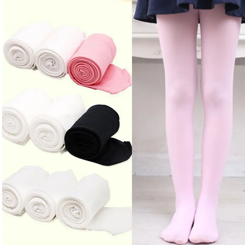 Детские танцевальные колготки для балета Бесшовные зимние теплые чулки девочек