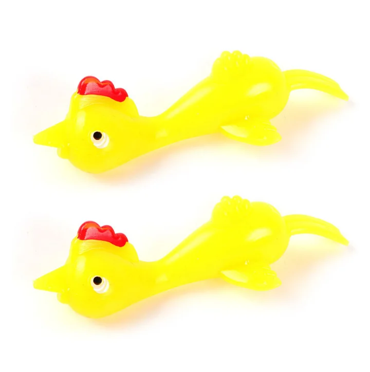 

Novelty Slingshot Chicken Finger Toys Catapulted Ejection Chicken Toy Light Rubber Finger Prank Flying Toy Turkey Sticky