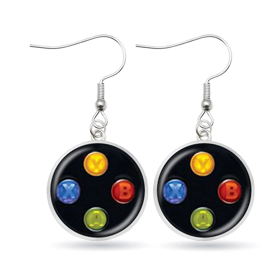 Винтажные видео игры висячие серьги в виде игрового пульта крутые мужские