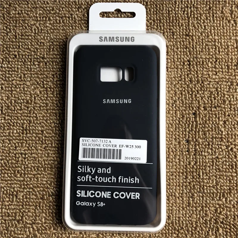 Чехол для samsung Galaxy s8 s8plus, закрытый силиконовый чехол, мягкий сенсорный, полный защитный чехол для Galaxy s8/8+ с коробкой - Цвет: dark blue