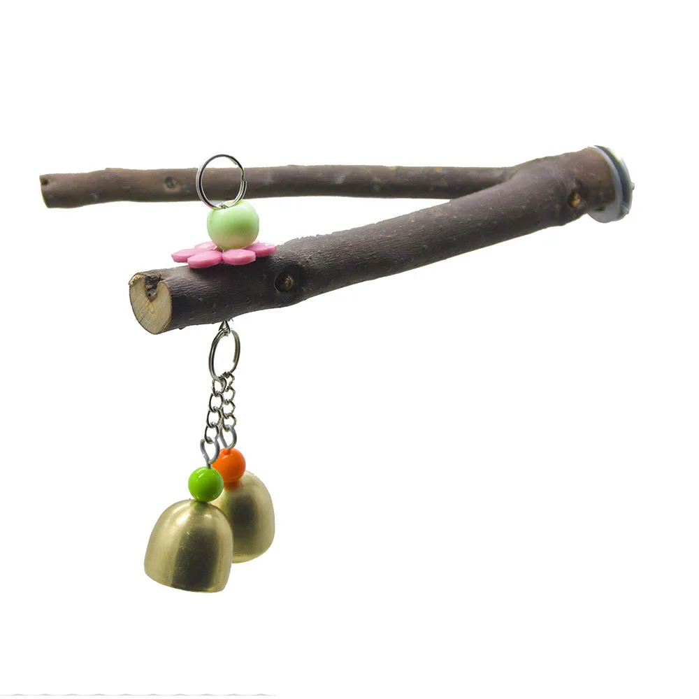 Игрушка попугай игрушка птица полосатый бревен двухконечная ветка дерева