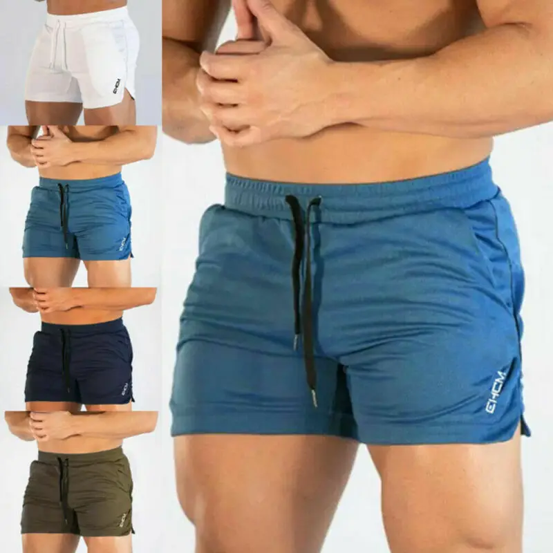 

Men's Sports Training Bodybuilding Summer Shorts Workout Gym Fitness Short Pants