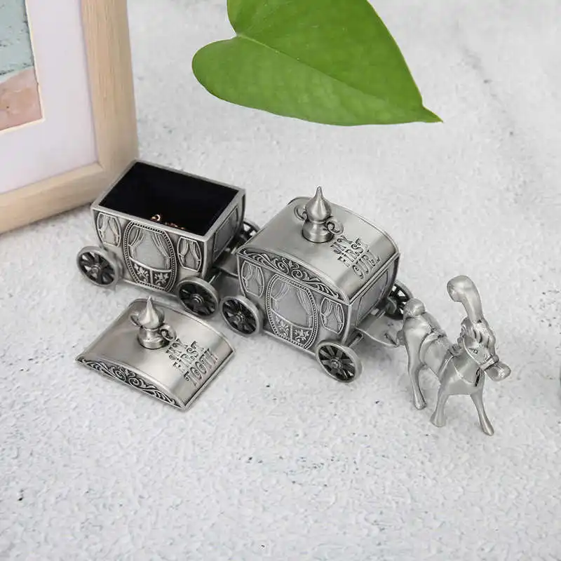 Металлическая шкатулка для ювелирных изделий в форме лошади коллекция детских