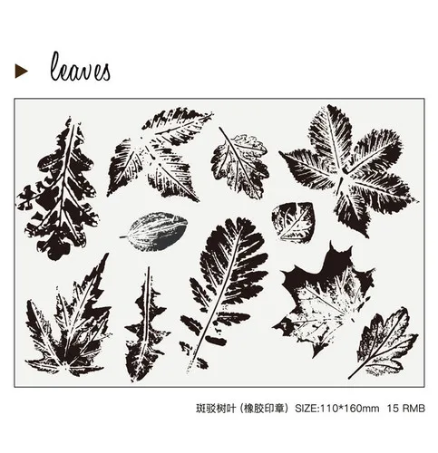 Moodtape винтажный прозрачный Штамп для DIY скрапбукинга/фотоальбома декоративный прозрачный штамп Этикетка Рамка цветок печать растения Печать - Цвет: banbo shuye