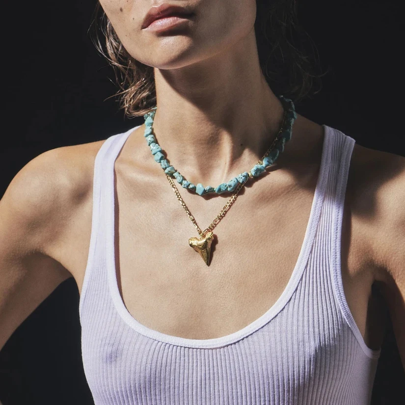 Оптовая продажа богемные женские бусы из натурального камня красного