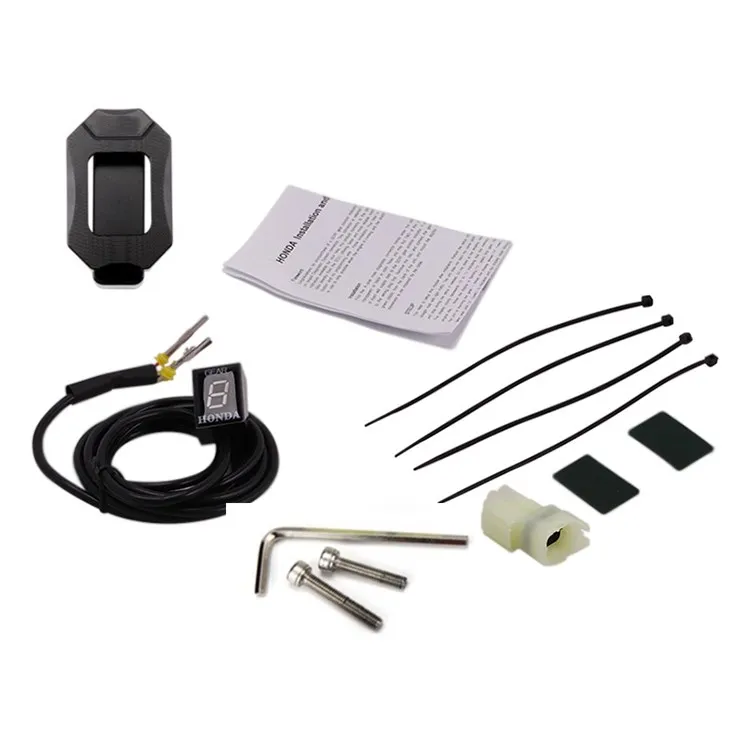 

Motorcycle Gear Indicator For Honda Hornet CB400 CB650F CB500X VFR800 SHADOW 750 Ecu Plug Mount Speed Gear Display Motobike