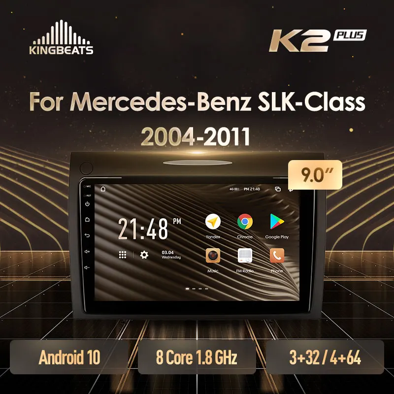 KingBeats штатное головное устройство For Mercedes Benz SLK Class R171 втомагнитола на андроид