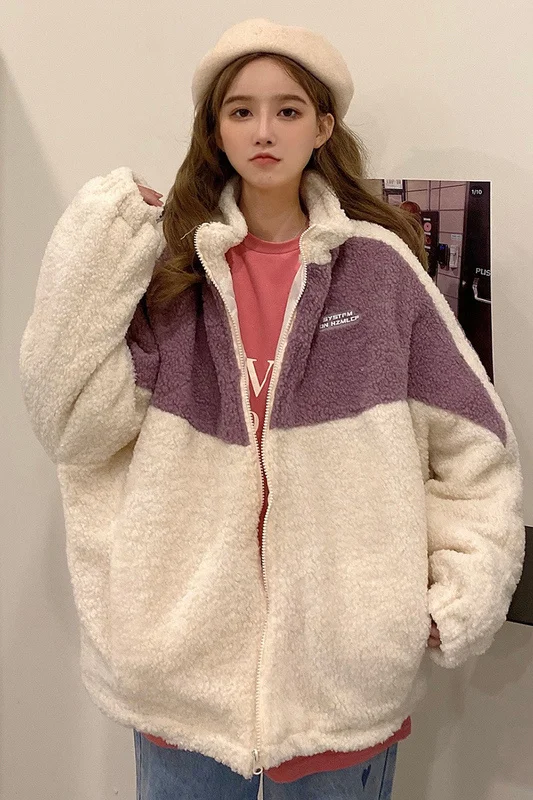 

Real Shot Cashmere Hoodie Women's Winter Cardigan Coat Turtleneck