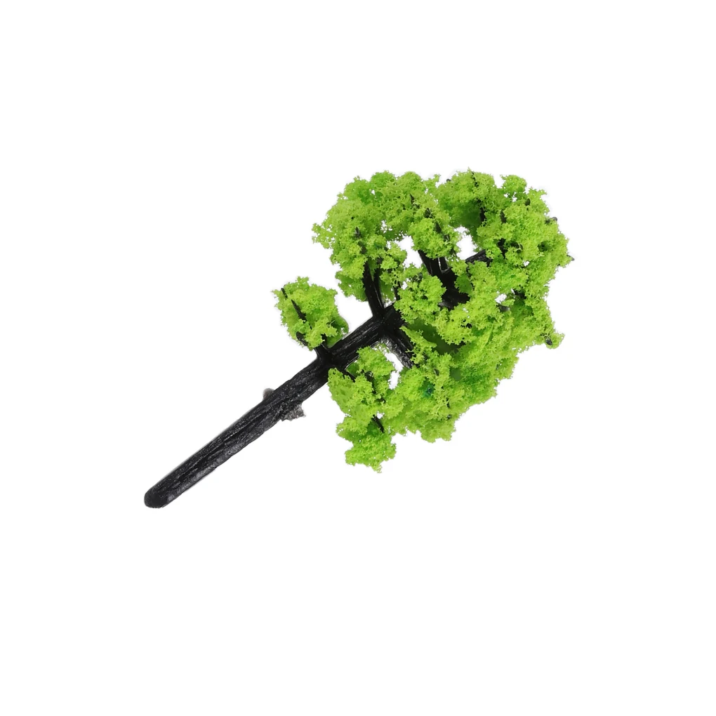 

20pcs Plastic Model Train Artificial Miniature Tree Scenery Railroad Decoration Building Landscape Accessories Toys For Kids