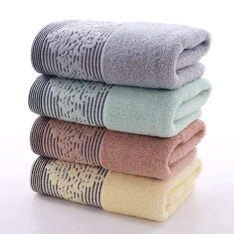 

4 thickened towels, cotton, face wash, adult bath, household cotton, men and women, soft, absorbent, lint-free wholesale