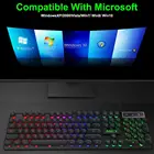AK-800 проводной 104 ключей Механическая эргономичный RGB игровая клавиатура USB клавиатура красные, синие и зеленые Трехцветная картина с эффектом