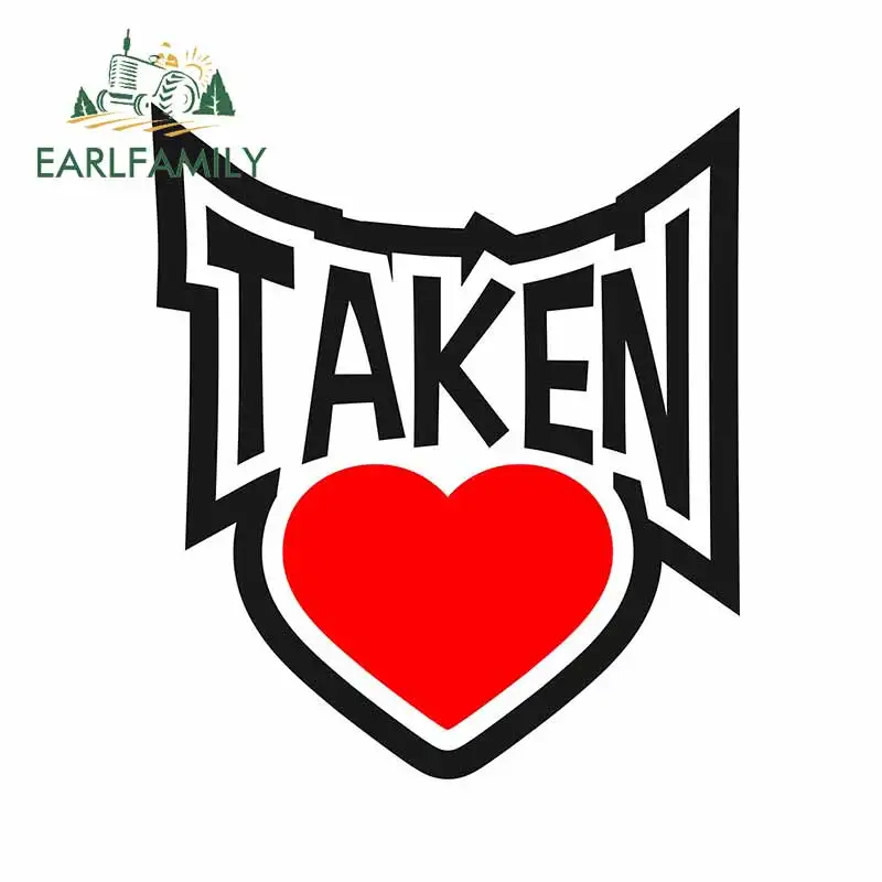 

EARLFAMILY 13 см x 11,1 см для принятых в форме сердца красный силуэт автомобильные наклейки Творческий Ван наклейка на ветровое стекло холодильник ...