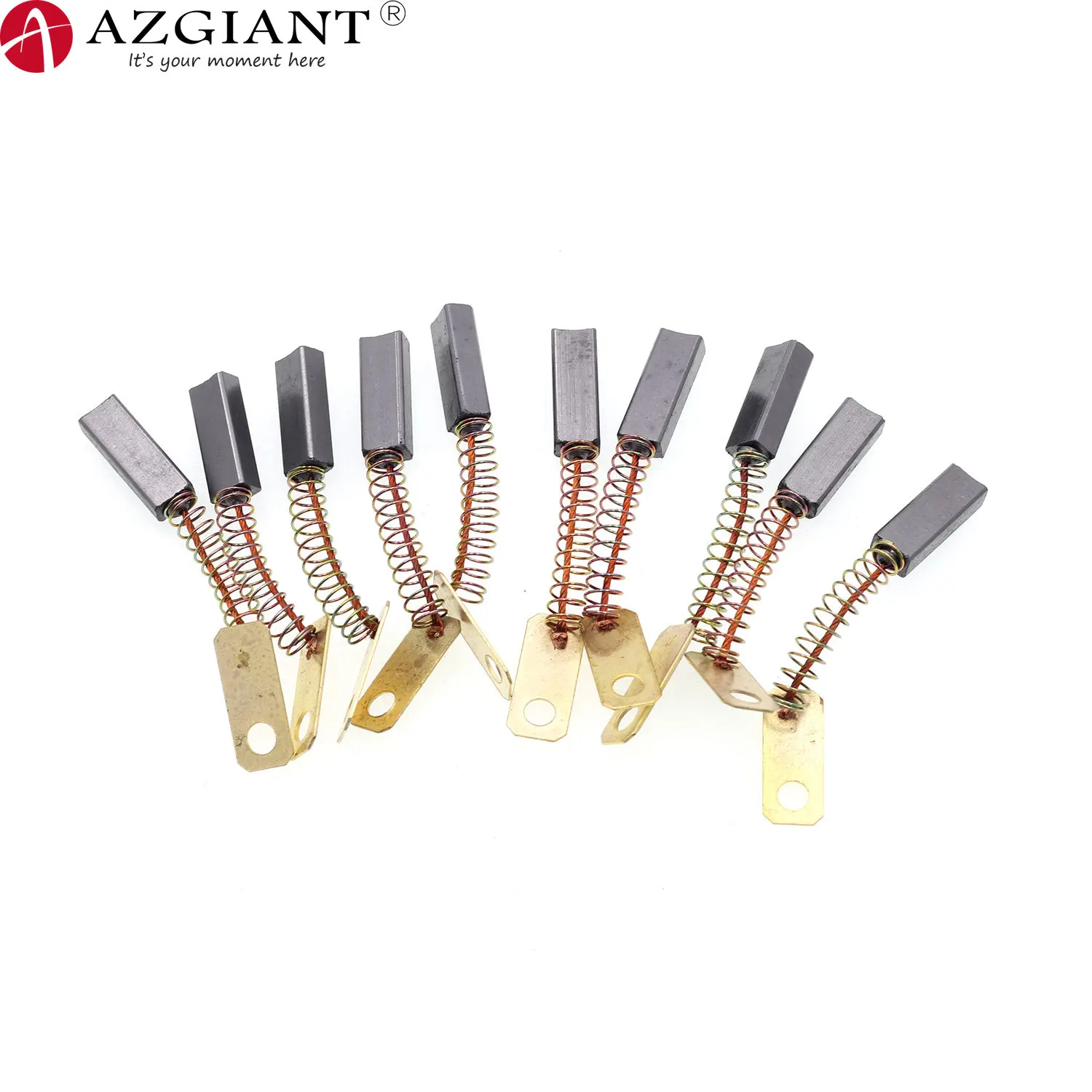 

10 шт., медные щетки для автомобильного генератора, 5x7x19 мм