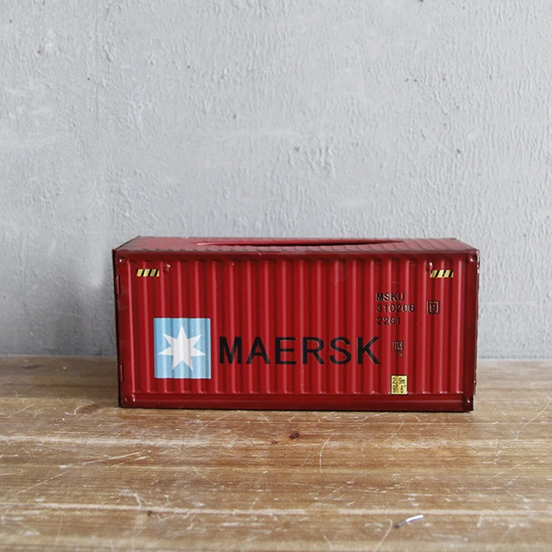 retro creative container design iron tissue box home car napkin paper container metal paper towel storage case home decor free global shipping
