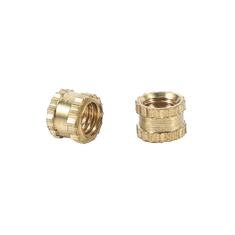M3 X 3Mm Female Thread Brass Knurled Threaded Insert Embedment Nuts 100PCS | Обустройство дома