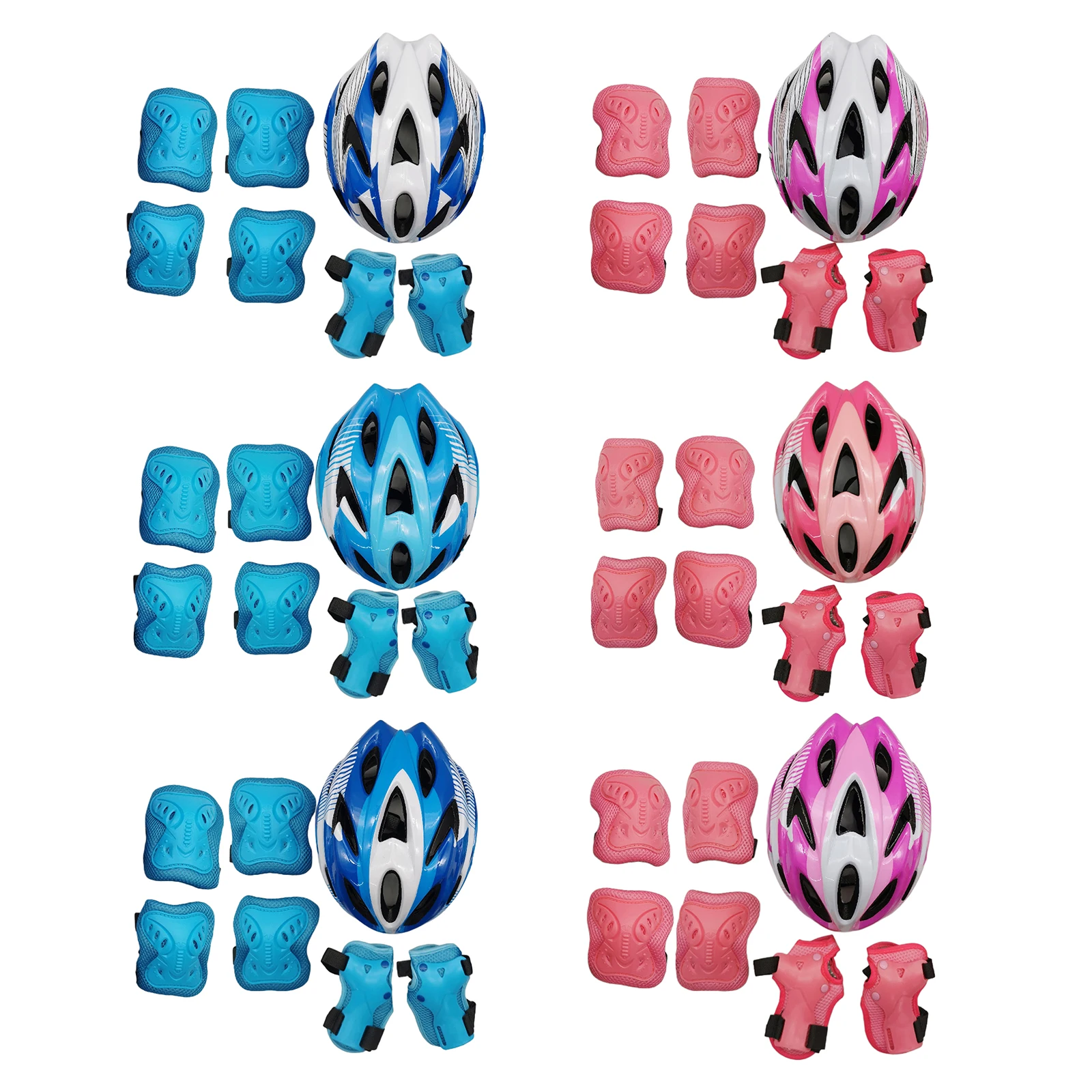 

Adjustable Safety Skating Protective Gear Set Wrist Guards for Kids Sports