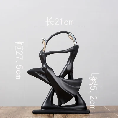 

Nordic music figure decoration creative abstract figure model figure High-end luxury Sculpture statue