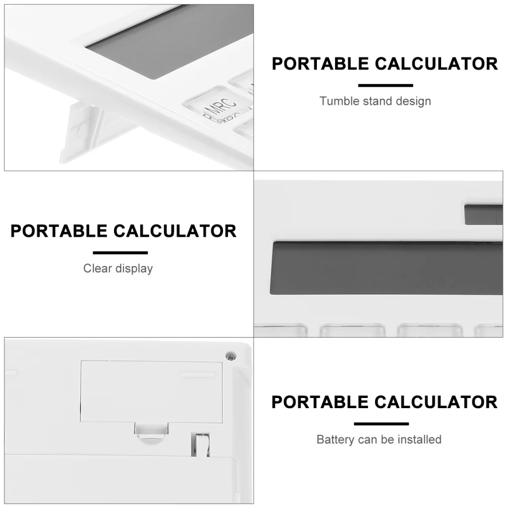 

1pc Solar Electronic Calculator Practical Office Calculator for Daily Use