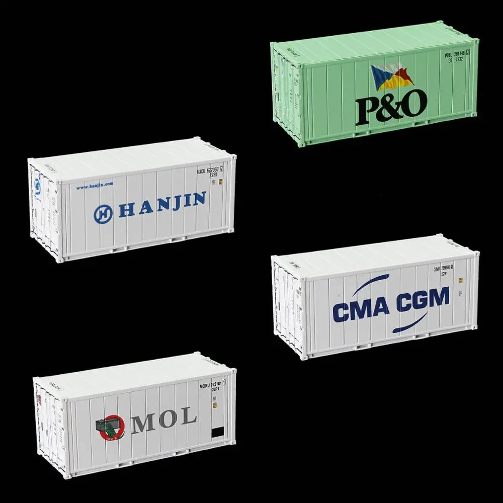 10 шт. Холодильный контейнер для рефрижератора высокой емкости 20 футов 1:87