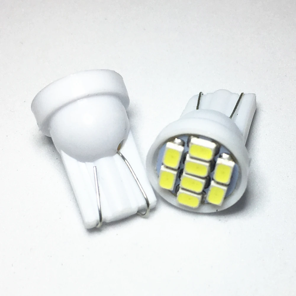 1000 шт T10 1206 3020 8SMD w5w светодиодный 194 168 192 Авто Клин 8 s SMD светильник лампа Стайлинг