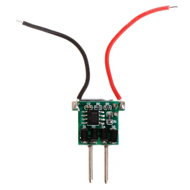 1-3 Вт низкое напряжение питания светодиодный драйвер постоянного тока 300мА AC 85-265