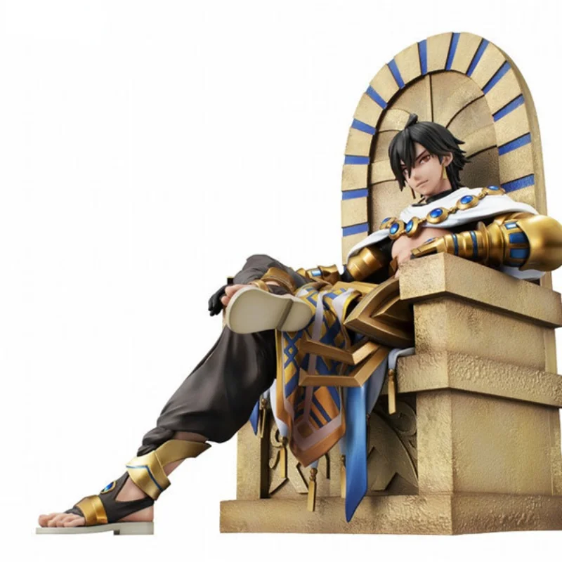 Japan Anime Fate Prototype FGO fate Grand Order Ramesses II Ozymandias Sitting Statue PVC Action Figure Model Toys Doll lelakaya | Игрушки и