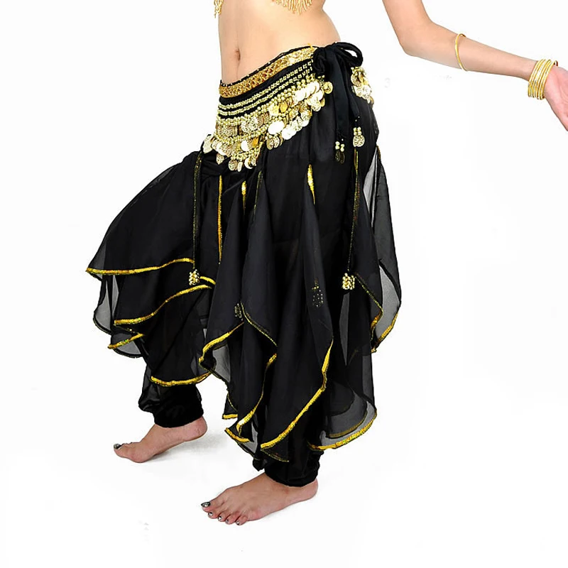 Шаровары для танца живота юбка с золотыми волнами 11 цветов|belly dance harem|belly harem pantsbelly