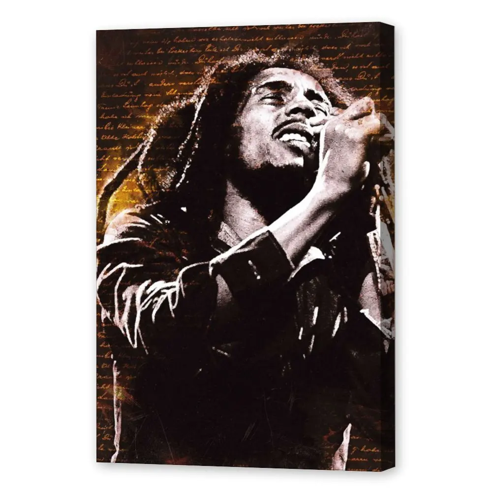 

BobS MarleyS Rapper Hiphop SingerCanvas Painting Wall Art Posters and Prints Wall Pictures for Living Room Decoration Home Deco