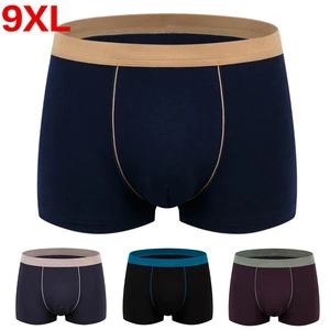 Men's Boxer Pantie Underpant Lot big size XXXXL Loose Under Wear Large Short Cotton Plus 6XL 7XL 8XL