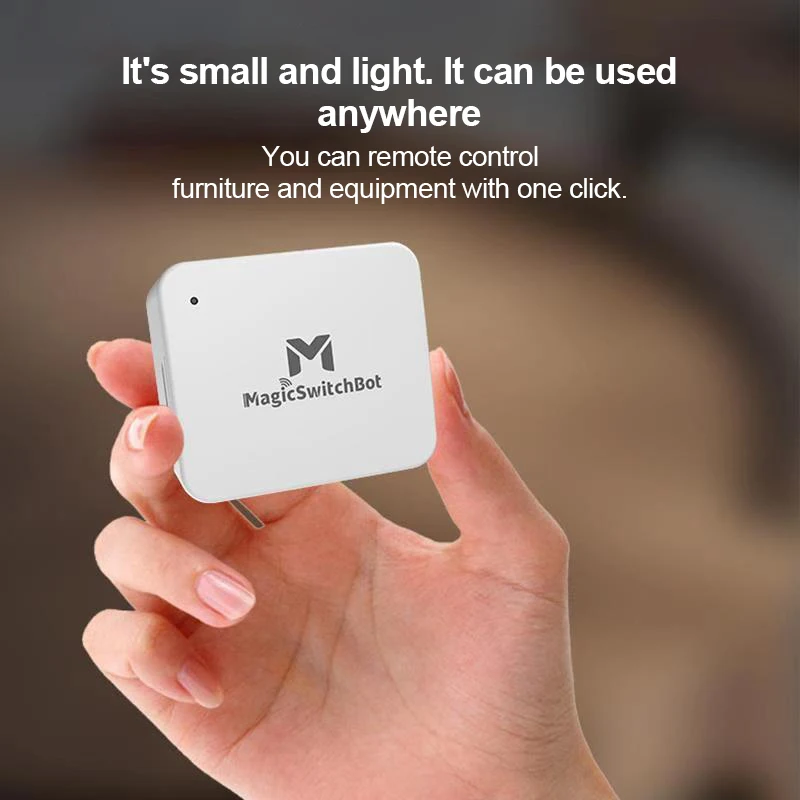 

Bluetooth 5.0 Smart Switch Button Pusher Remote Control Long Standby For Garage Wall Light Compact Rocker Control Smart Home NEW